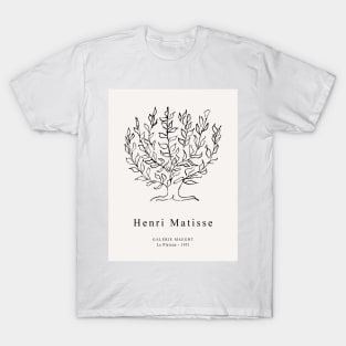 Henri Matisse Le Platane Exhibition Reworked Art T-Shirt